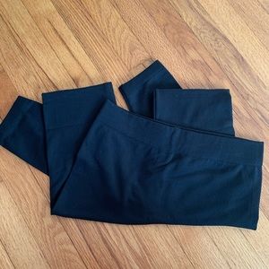 Black fleece lined leggings